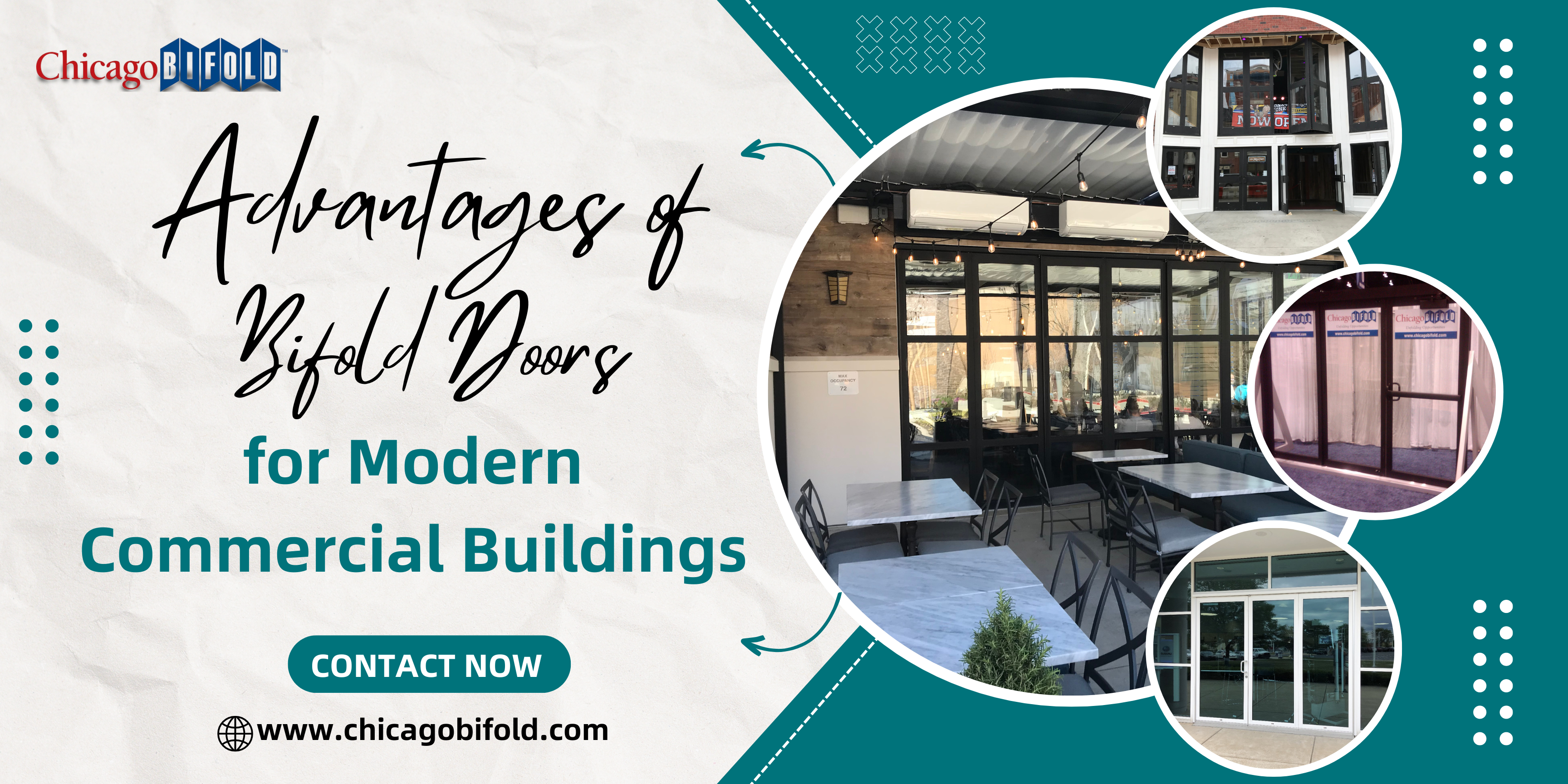 Advantages of Bifold Doors for Modern Commercial Buildings